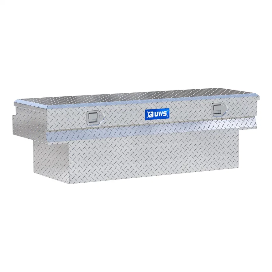 UWS EC20331, Bright Aluminum 60" Notched Utility Chest Box (Heavy Packaging)