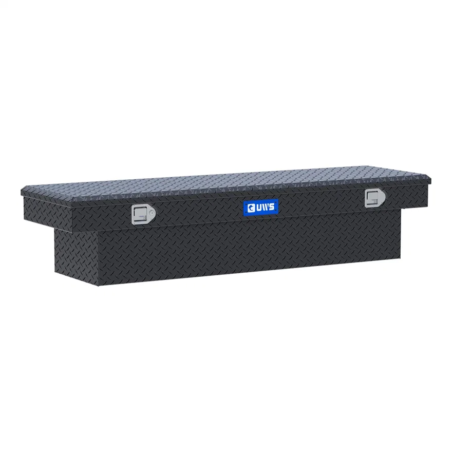 UWS TBS-69-MB, Matte Black Aluminum 69" Crossover Truck Tool Box (LTL Shipping Only)