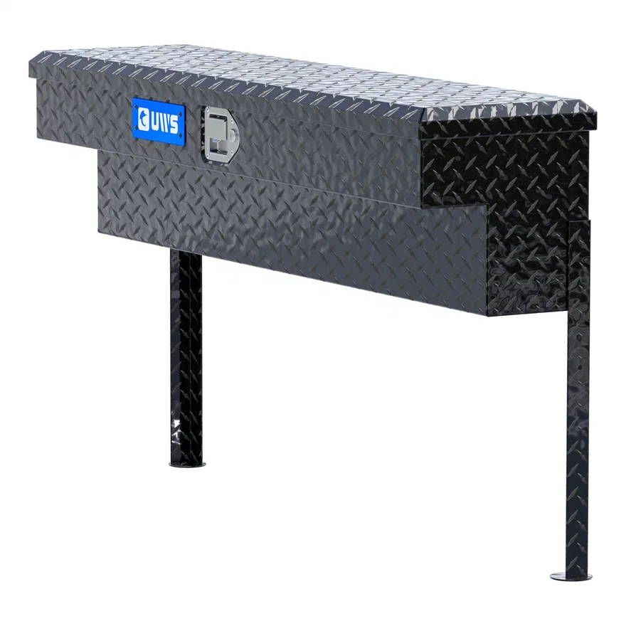 UWS EC30102, Gloss Black Aluminum 48" Truck Side Tool Box (Heavy Packaging)
