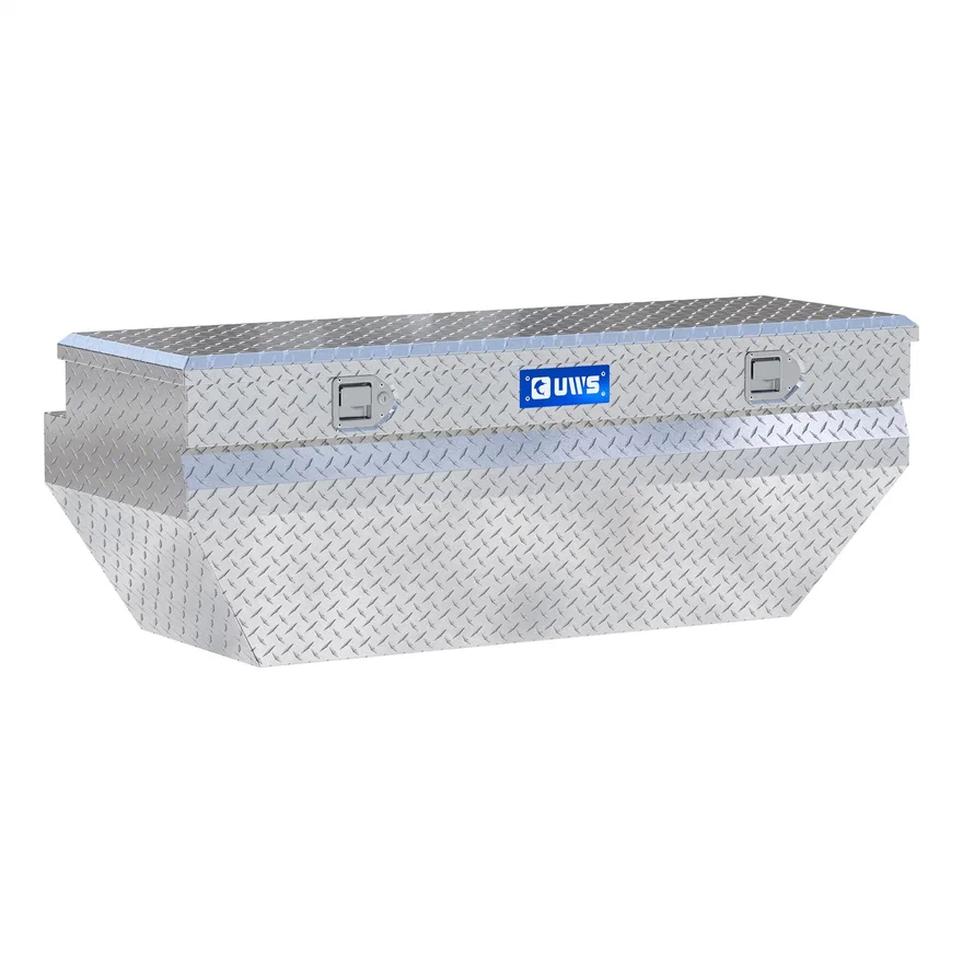 UWS TBC-55-WN, Bright Aluminum 55" Wedged Angled Utility Chest Box (LTL Shipping Only)