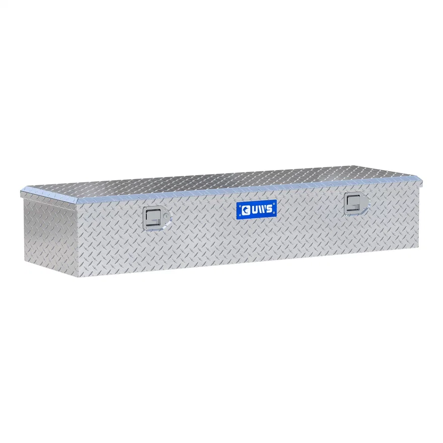 UWS EC20081, Bright Aluminum 58" 5th Wheel Truck Tool Box (Heavy Packaging)