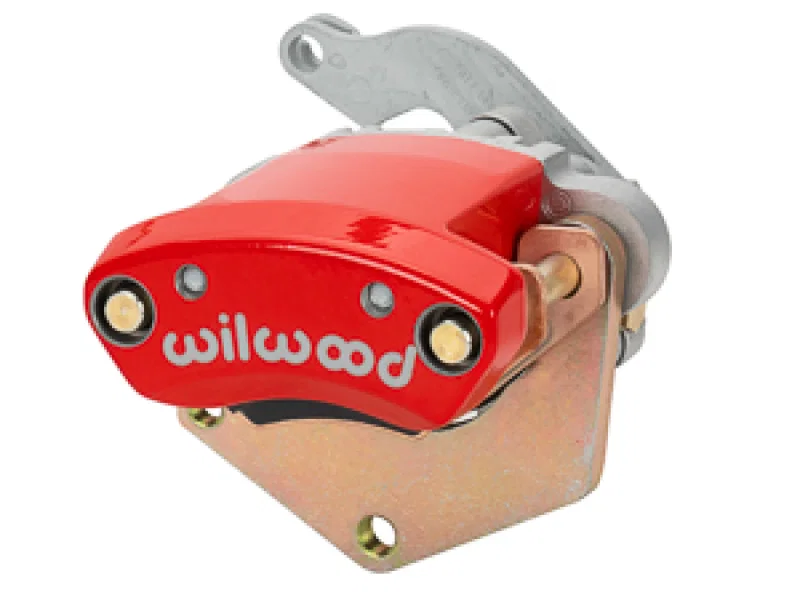 Wilwood 120-17144-RD, LH MC4 Mechanical Parking Brake Caliper - 2.00in Bracket - 1.10in Disc - Red
