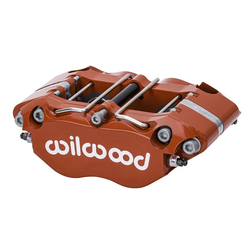 Wilwood 120-16686-RD, caliper ndpr-p 1.12/1.12 .810 rotor 4.75 MT W/BRIDGE bolt red