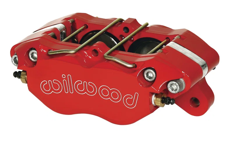 Wilwood 120-9693-RD, Caliper-Dynapro 5.25in Mount - Red 1.75in Pistons .81in Disc