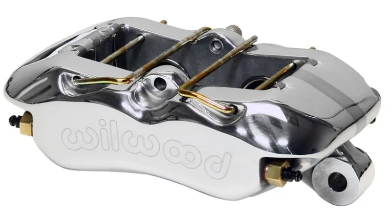 Wilwood 120-16190-P, Caliper-Forged Dynapro 4 5.25in Mount-Polish-Universal 1.38/1.38in Pistons .81in Disc