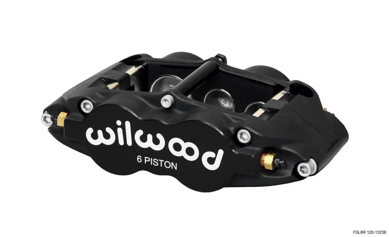 Wilwood 120-13238, Caliper-Forged Superlite 6R-L/H 1.62/1.12/1.12in Pistons 0.81in Disc