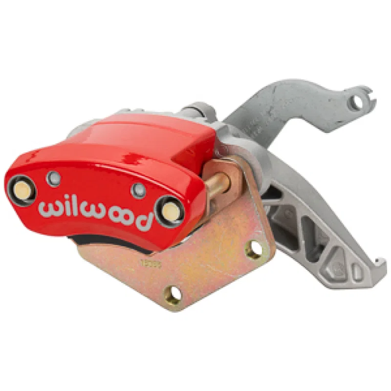 Wilwood 120-17143-RD, RH MC4 Mechanical Parking Brake Caliper - 2.00in Bracket - 1.10in Disc - Red