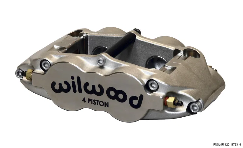 Wilwood 120-11783-N, Caliper-Narrow Superlite 4R - Nickel 1.25/1.25in Pistons 1.10in Disc