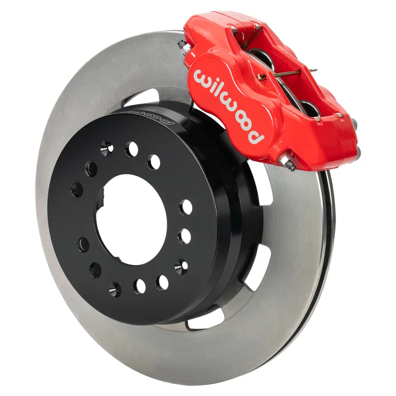 Wilwood 140-17982-R, kit front FDLI wwe 2IN. drop alum pro spindle 12.19 rotor red