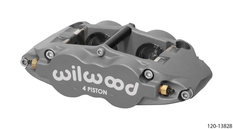 Wilwood 120-13828, Caliper-Forged Superlite FSL4R/ST Aluminum 1.88/1.75in Pistons .81in Disc Ano - Right