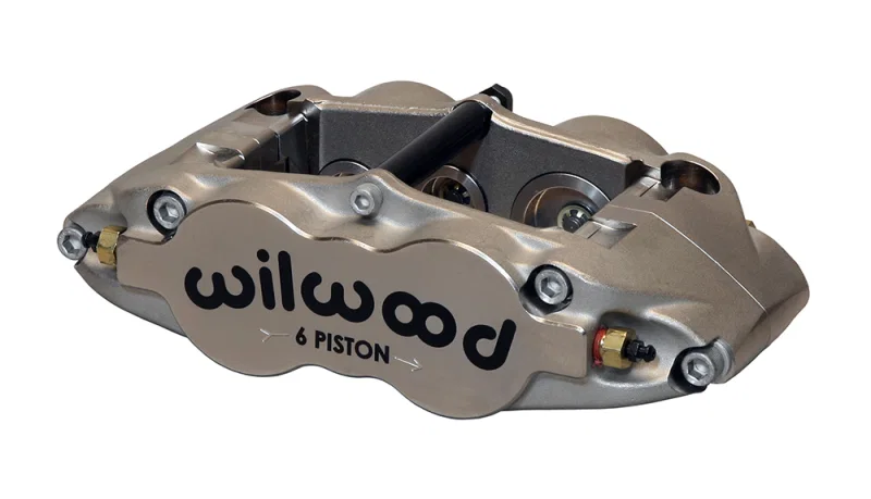Wilwood 120-13148-N, Caliper-Narrow Superlite 6R-ST-LH - Nickel 1.62/1.12/1.12in Pistons 1.25in Disc