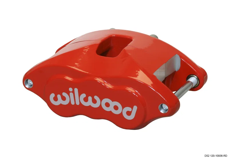 Wilwood 120-10936-RD, Caliper-D52-Red 2.00/2.00in Pistons 1.28in Disc