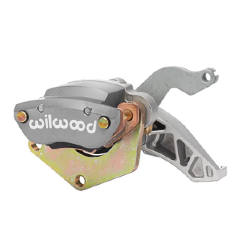 Wilwood 120-17477, Caliper-MC4 Mechanical-R/H - Silver w/No Logo 2.00in Piston .81in Disc