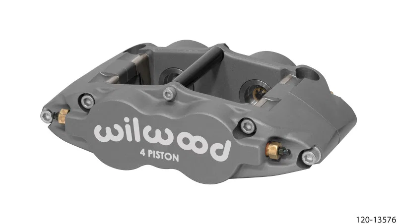 Wilwood 120-13576, Caliper-Forged Superlite 4R-ST-L/H - Anodized 1.25/1.25in Pistons 1.25in Disc