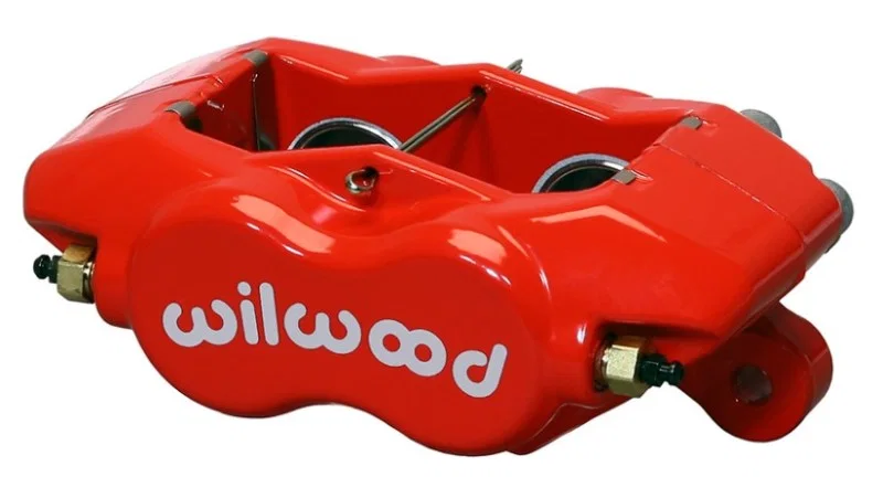 Wilwood 120-14932-RD, Caliper-Forged Dynalite-Red 1.12in Pistons .81in Disc
