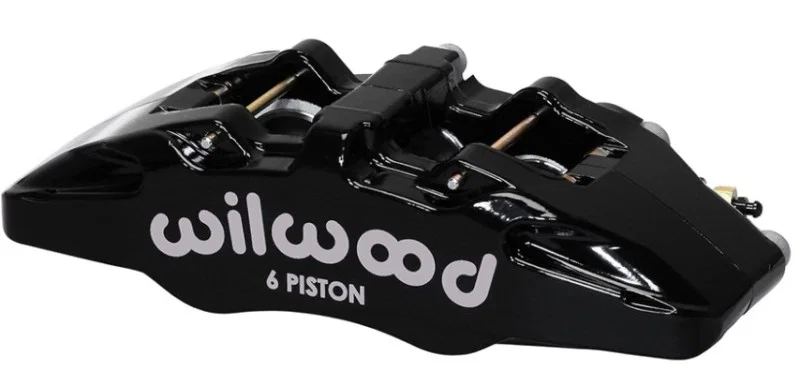 Wilwood 120-13436-BK, Caliper-Forged Dynapro 6 5.25in Mount-R/H 1.62/1.12/1.12in Pistons 1.10in Disc