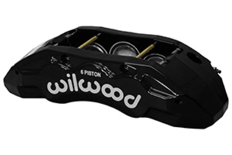 Wilwood 120-14599-BK, Caliper-TX6R- R/H - Black 1.62/1.38/1.38in Pistons 1.38in Disc