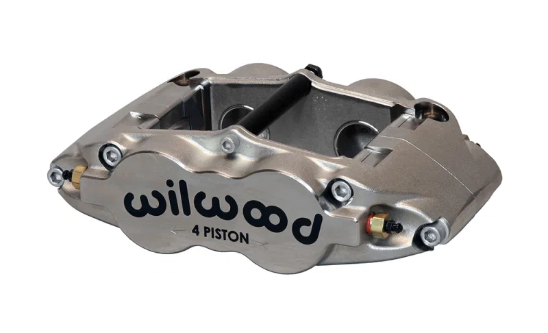 Wilwood 120-13233-N, Caliper-Forged Superlite 4R - Nickel 1.25/1.25in Pistons 0.81in Disc