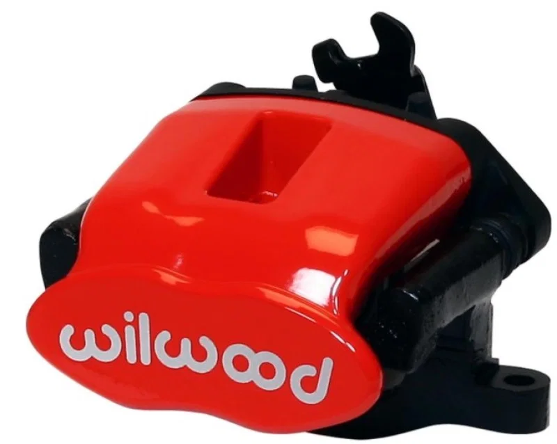 Wilwood 120-10113-13-RD, Caliper-Combination Parking Brake-Pos 13-R/H-Red 41mm piston .81in Disc