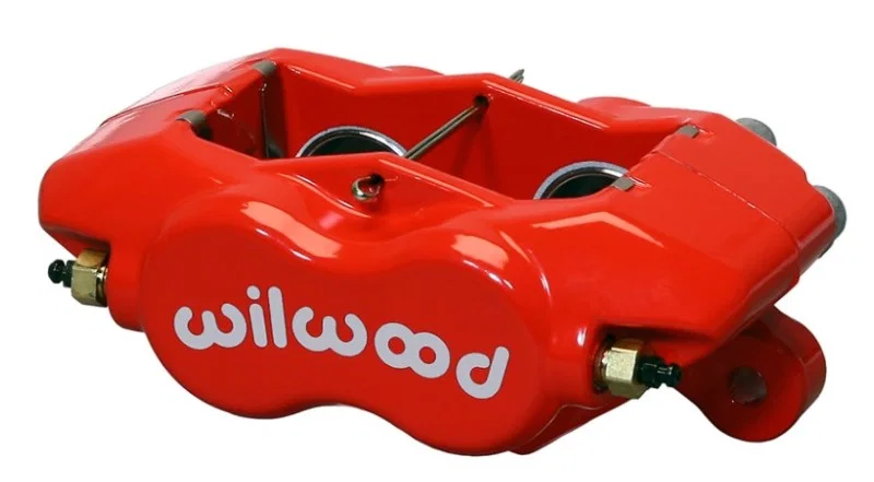 Wilwood 120-13842-RD, Caliper-Forged Dynalite-Red 1.62in Pistons .81in Disc