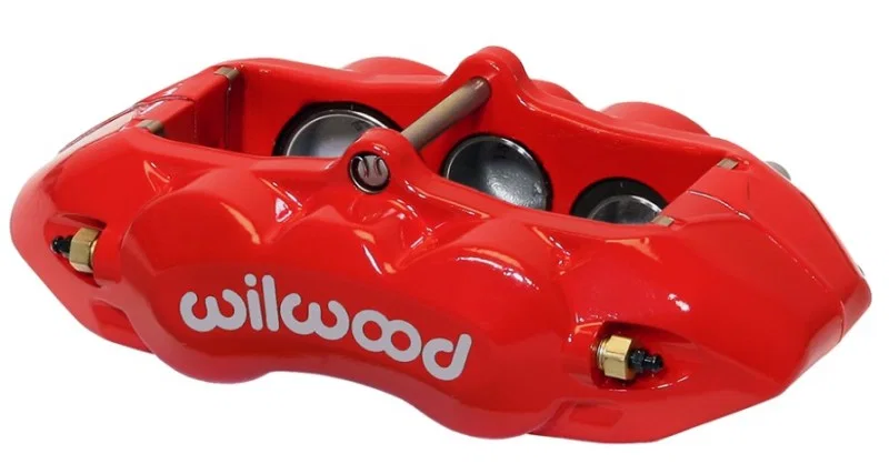 Wilwood 120-11712-RD, Caliper-D8-6 L/H Front Red 1.88/1.38/1.25in Pistons 1.25in Disc