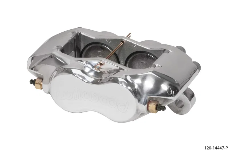 Wilwood 120-14447-P, Caliper-Forged Dynalite w/Dust Seal-Polished 1.75in Pistons .81in Disc