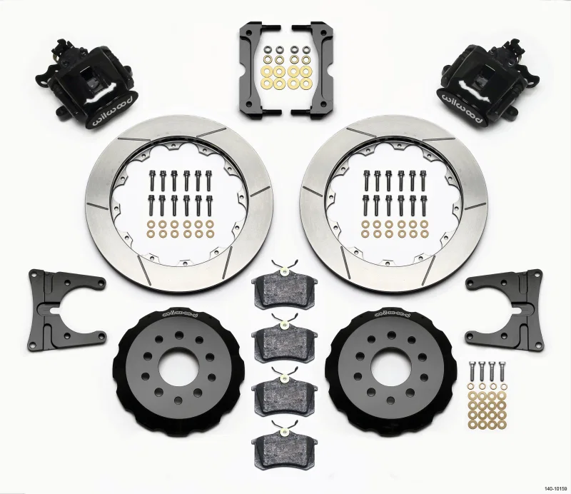 Wilwood 140-10159, Combination Parking Brake Rear Kit 12.88in 2005-2014 Mustang