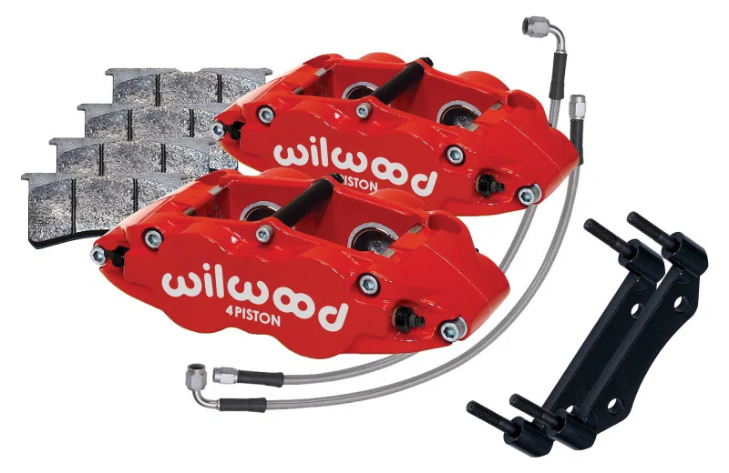 Wilwood 140-16675-R, 69-83 Porsche 911 Front Superlite Caliper Kit 3.5in MT - Red