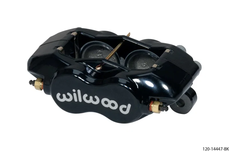 Wilwood 120-14447-BK, Caliper-Forged Dynalite w/Dust Seal-Black 1.75in Pistons .81in Disc
