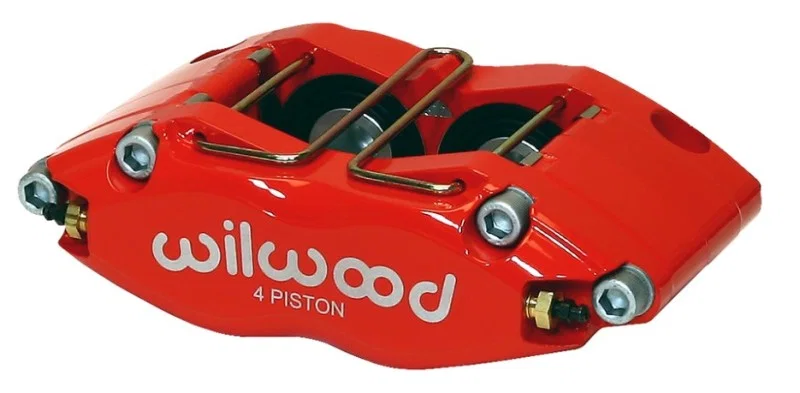 Wilwood 120-7374-RD, Caliper-Dynapro Radial-Red 1.25in Pistons 0.81in Disc