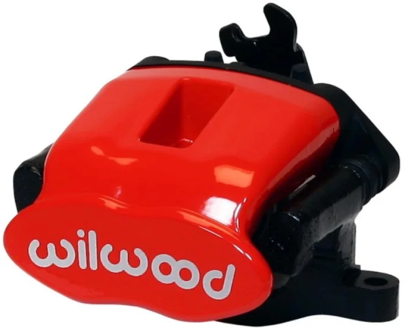 Wilwood 120-10112-6-RD, Caliper-Combination Parking Brake-Pos 6-L/H-Red 41mm piston .81in Disc