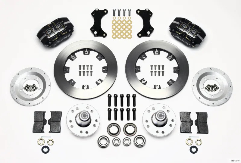 Wilwood 140-13346, Dynapro Dust-Boot Front Kit 12.19in WWE ProSpindle