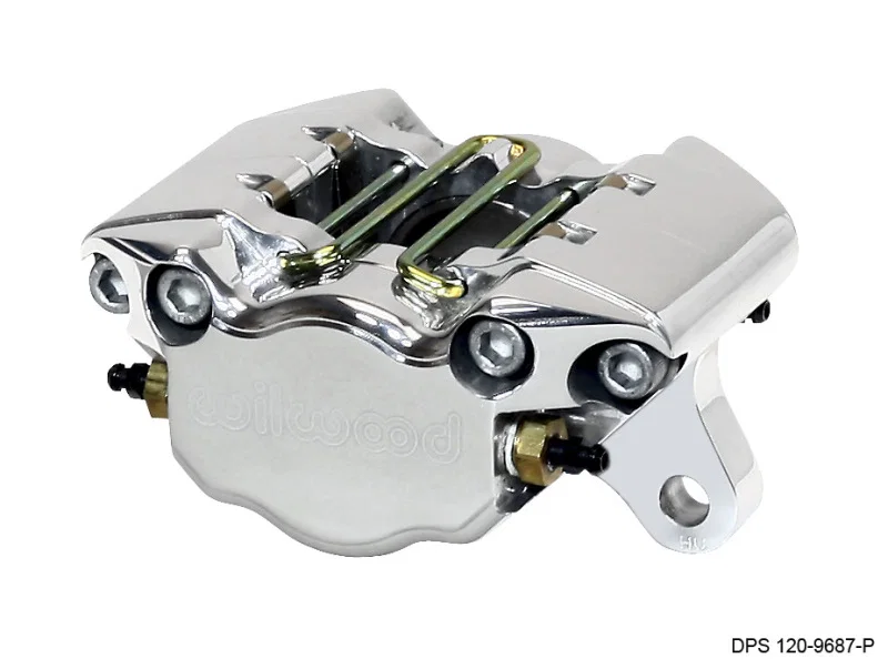 Wilwood 120-9687-P, Caliper-Polished Dynapro Single 3.25in Mount 1.75in Pistons .38in Disc