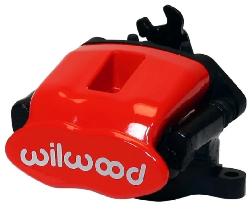 Wilwood 120-10112-13-RD, Caliper-Combination Parking Brake-Pos 13-L/H-Red 41mm piston .81in Disc