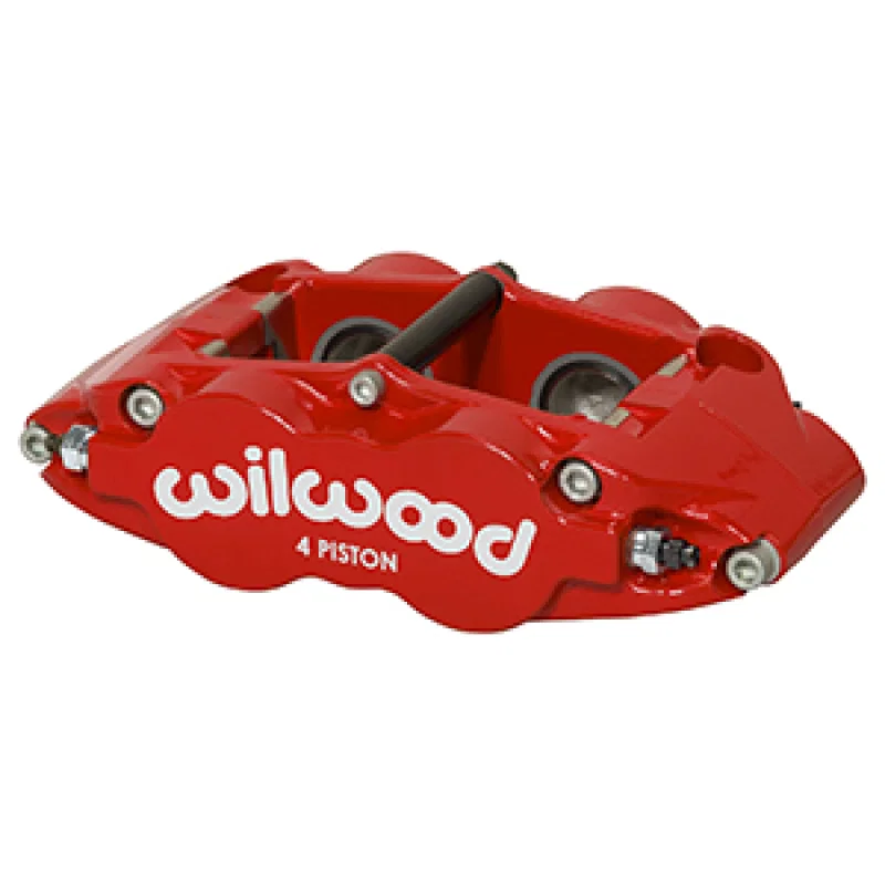 Wilwood 120-14439-RD, Caliper Forged Narrow Superlite FNSL4R-DS Dust Seal 1.25/1.25 1.10in Rotor Width - Red