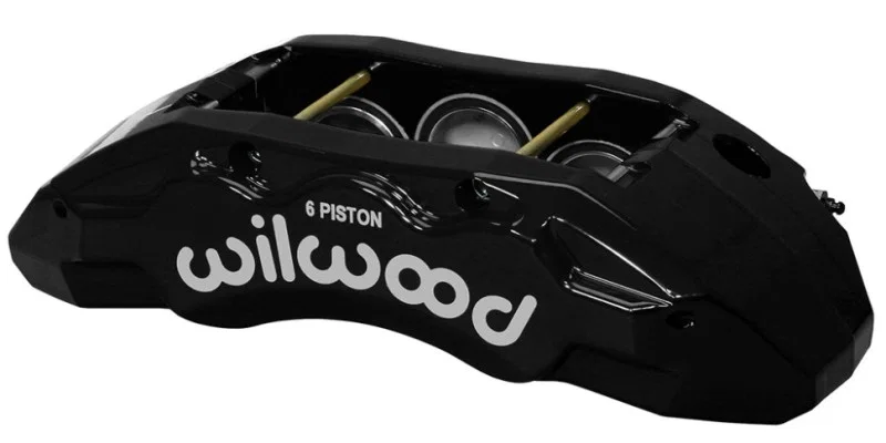 Wilwood 120-13818-BK, Caliper-TX6R- L/H - Black 1.75/1.62/1.62in Pistons 1.38in Disc