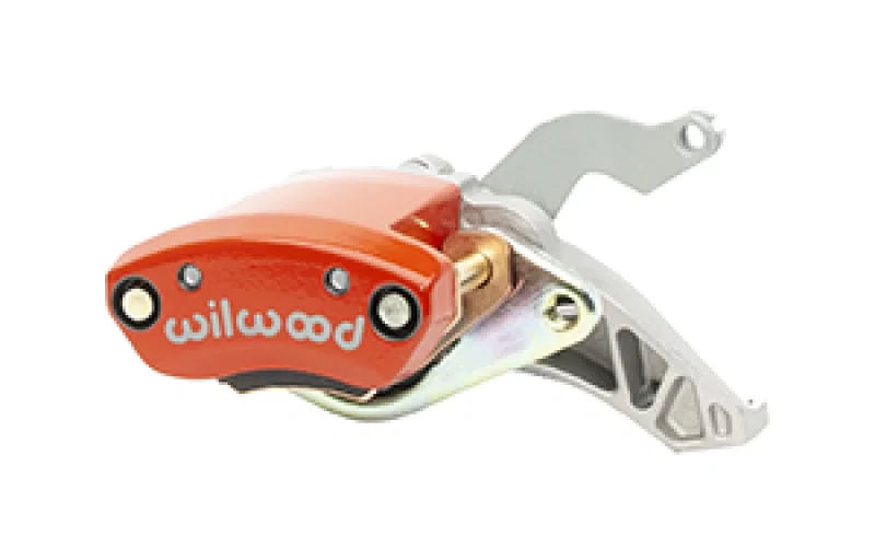 Wilwood 120-15484-RD, Caliper - MC4 Mechanical Right Hand - Red 1.19in Piston 1.10in Rotor - Red