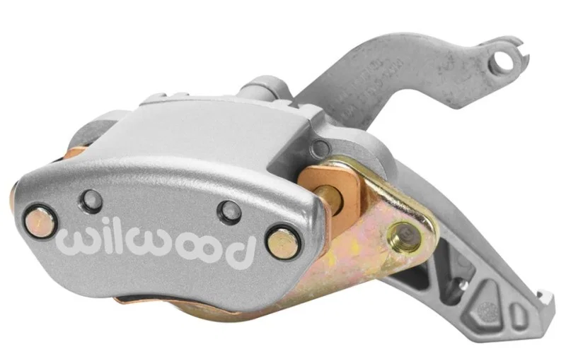 Wilwood 120-12070, Caliper-MC4 Mechanical-L/H - Silver No Logo 1.19in Piston .81in Disc