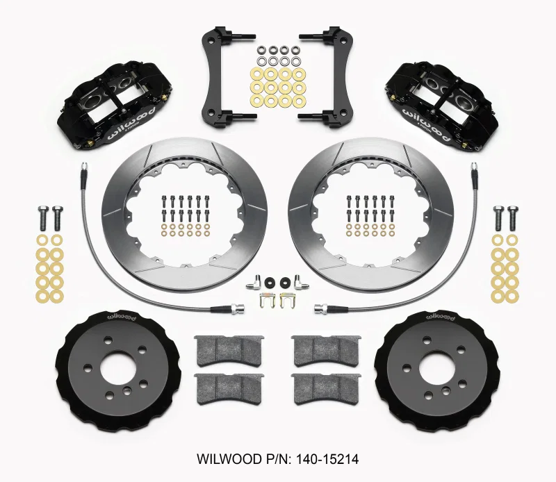Wilwood 140-15214, Narrow Superlite 6R Front Hat Kit 12.88in 2014-2015 Mini Cooper w/Lines
