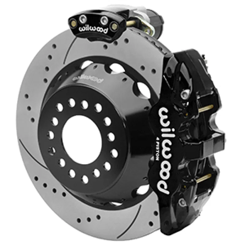 Wilwood 140-16176-D, EPB Rear Kit AERO4 Small Ford 2.66