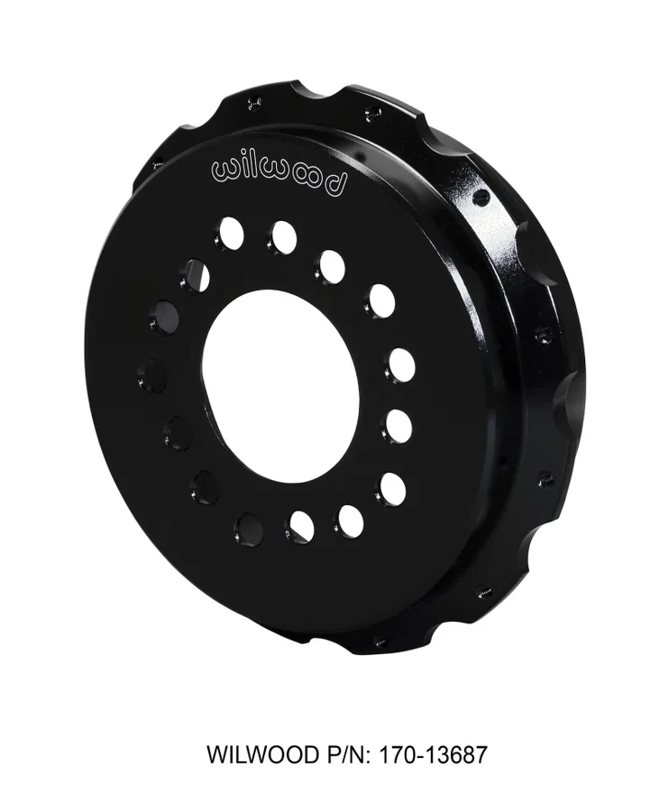Wilwood 170-13687, Hat-Park Brake 1.25in Offset - Aluminum Multi-5 Lug - 12 on 8.75in