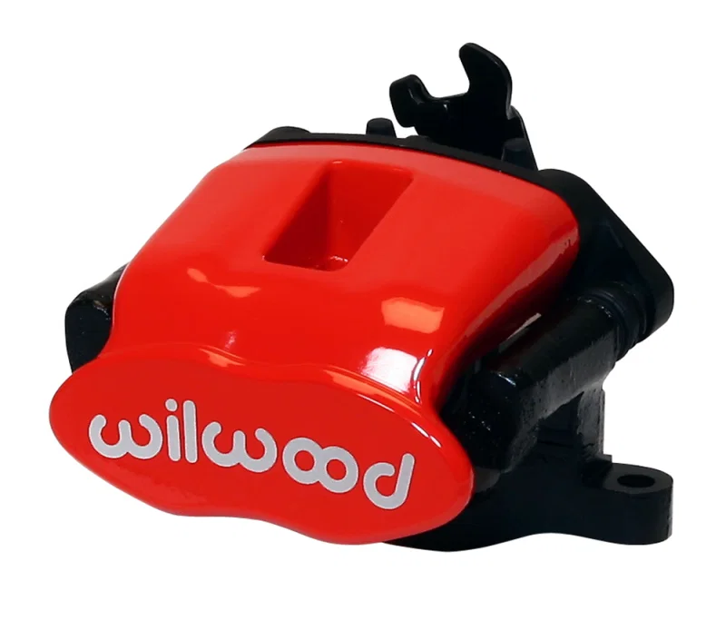 Wilwood 120-9809-RD, Caliper-Combination Parking Brake-L/H-Red 34mm piston .81in Disc