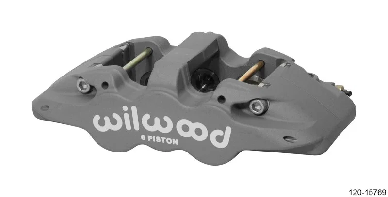 Wilwood 120-15769, Caliper-Aero6-L/H - Type III Ano 1.62/1.12/1.12in Pistons 1.25in Disc