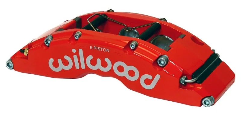 Wilwood 120-14320-RSR, Caliper-TC6R-Red 1.88/1.62/1.62in Pistons 1.38in Disc