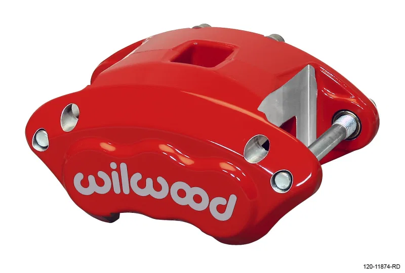 Wilwood 120-11874-RD, Caliper-D154-Red 1.12/1.12in Pistons 1.04in Disc