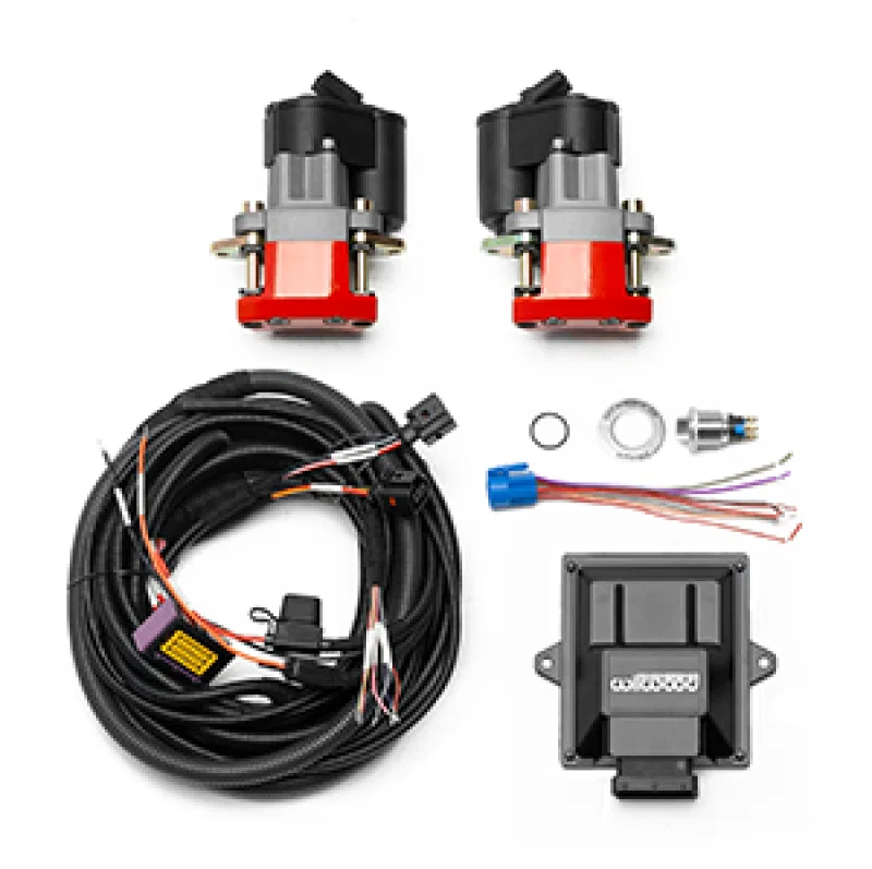 Wilwood 140-15978-RD, Electronic Parking Brake Rear Retrofit Kit - 0.810in Rotor w/ Red Caliper