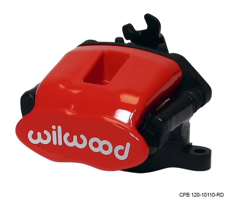 Wilwood 120-10110-RD, Caliper-Combination Parking Brake-L/H-Red 41mm piston 1.00in Disc