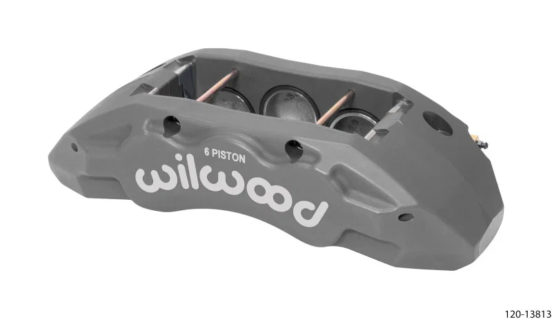 Wilwood 120-13813, Caliper-TX6R R/H - Clear 2.00/1.88/1.88in Pistons 1.50in Disc
