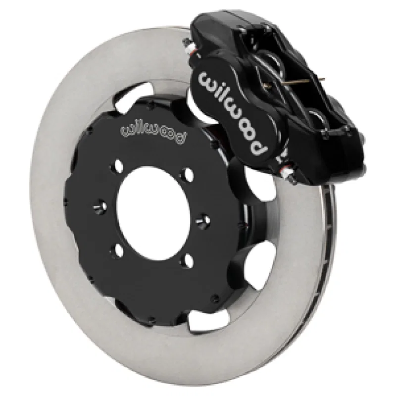 Wilwood 140-17937, Forged Dynalite Front Hat Kit - Black Caliper 11.75in Rotor 16+ Miata