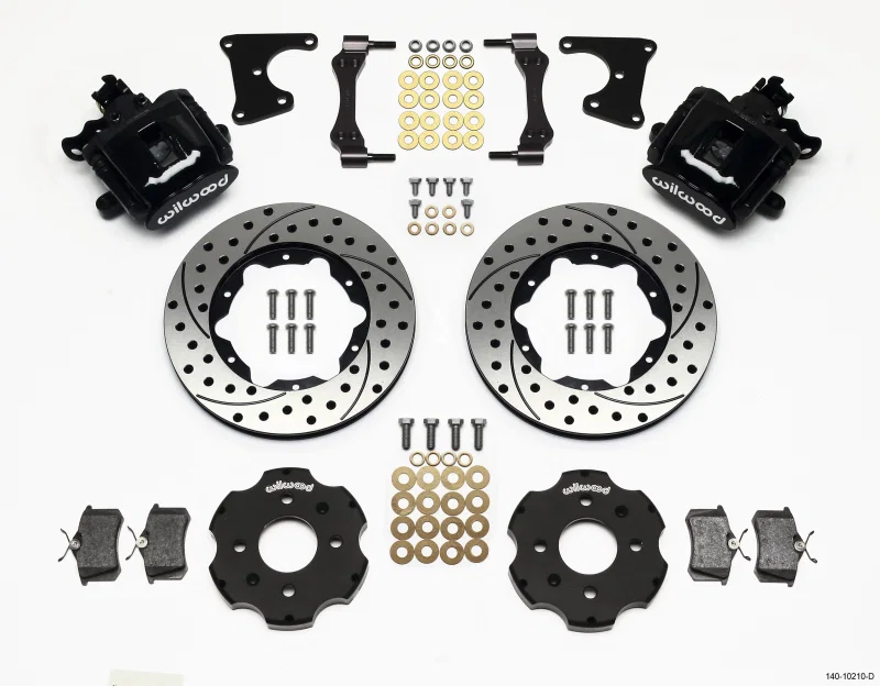 Wilwood 140-10210-D, Combination Parking Brake Rear Kit 11.00in Drilled Civic / Integra Drum 2.71 Hub Offset